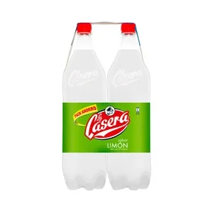LA Casera Refresco de Limón Pack de 2 Botellas de 1,5 Litros 3000 ML