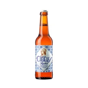 LA Cibeles Cerveza Rubia Botella 33 Cl 330 ML