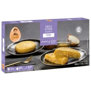 LA Cocina de Senén Tortilla de Patata con Cebolla, Lista para Calentar y Comer 2 Uds 400 G.