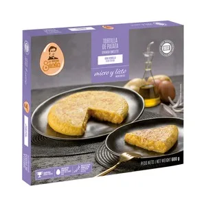 LA Cocina de Senén Tortilla de Patata con Cebolla, Lista para Calentar y Comer 600 G.