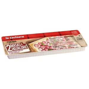 LA Cocinera Masas de Hojaldre, Ideal para la Elaboración de Tartas y Empanadas 2 X 250 G. 500 G