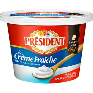 La Creme Fraiche Nata Líquida Fresca Extracremosa Especial Cocina President