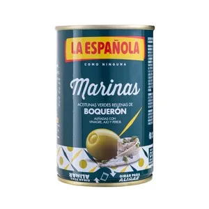 LA Española Aceitunas Rellenas de Boquerón 130 G. 300 G