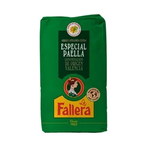 LA Fallera Arroz Redondo Especial para Paella con D.o. Valencia 1 Kg. 1000 G