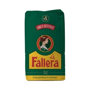 LA Fallera Arroz Redondo Paquete de 1 Kg. 1000 G