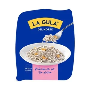 LA Gula del Norte Sucedaneo de Angulas sin Gluten y Reducidas en Sal 2x100 G. 200 G