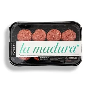La Madura Mini Burger Meat de Vacuno Mayor sin Gluten y sin Lactosa 8 Unidades la Finca