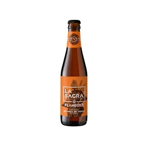 LA Sagra Flanders  Cerveza Artesana Blanca de Trigo Botella 33 Cl. 330 ML