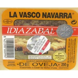 LA Vasco Navarra Queso de Oveja Idiazabal la Vasco Navarra 250 G.
