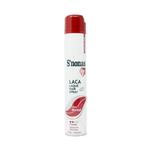 S´nonas Laca en Spray con Fijación Normal, Efecto Brillo y Volumen S´nonas 400 Ml.