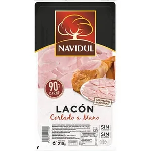 Lacón Ahumado Natural Cortado a Mano en Lascas sin Gluten Navidul