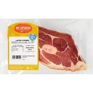 Lacón Curado - 25% Sal sin Gluten sin Lactosa  el Chico 300 G
