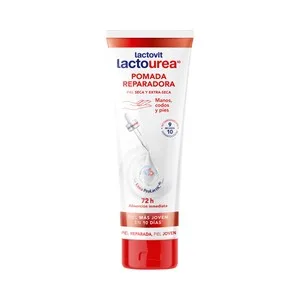 Lactovit Lactourea Crema Reparadora de Manos, Codos y Pies, para Pieles Secas y Extra Secas 75 Ml.