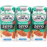 Lactozumo Zero Sabor Mediterráneo DON Simon, Pack 3x330 Ml