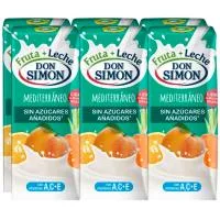 Lactozumo Zero Sabor Mediterráneo DON Simón, Pack 6x200 Ml