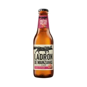 Ladrón de Manzanas Cider de Manzana con Frutos Rojos Botella 25 Cl. 250 ML
