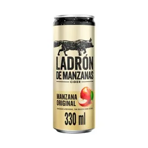 Ladrón de Manzanas Cider de Manzanas Dulces y Ácidas Lata 33 Cl. 330 ML