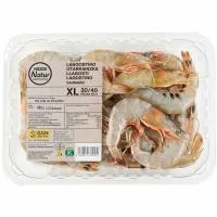 Langostino Blanco Calibre 30/40 GGN Eroski Natur, Bandeja 450 G
