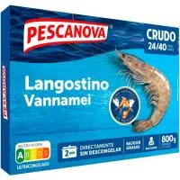 Langostino Crudo 24/40 Pescanova, Caja 800 G