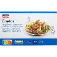 Langostino Crudo 35/42 Eroski Basic, Caja 700 G