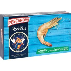 Langostino Crudo Congelado 500 Gr