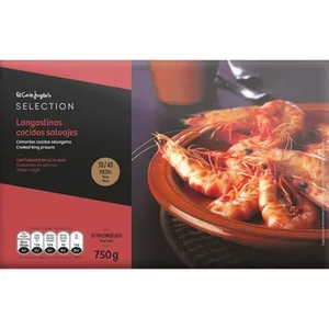 Langostino Salvaje Cocido 30-40 Piezas  el Corte Ingles Selection 750 G