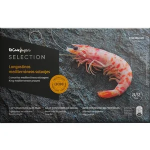 Langostinos Mediterráneos Salvajes Cocidos 24-32 Piezas el Corte Ingles Selection