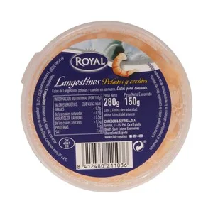 Royal Langostinos Pelados y Cocidos Royal 280 G. 150 G