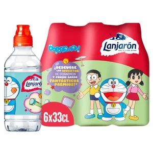 Lanjarón Agua Mineral Sport Infantil Pack de 6 Uds. X 33 Cl. 1980 ML