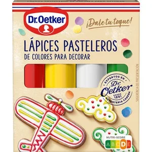 Lápices Pasteleros con Colores y Aromas Naturales 3 Unidades  Dr.oetker 59 G