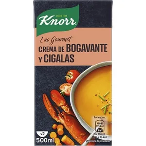 Crema de Bogavante-cigala Gourmet Knorr, Brik 500 Ml