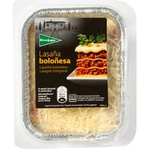 Lasaña Boloñesa el Corte Ingles