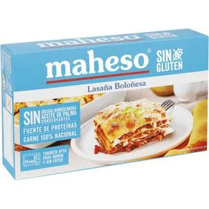Lasaña Boloñesa sin Gluten 525 Gr