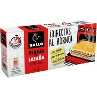 Lasaña Directa al Horno Gallo, Caja 224 G