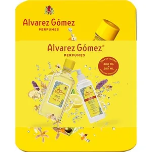 Lata con Eau de Toilette Femenina Natural + Emulsión Hidratante Dosificador 280 Ml Alvarez Gomez
