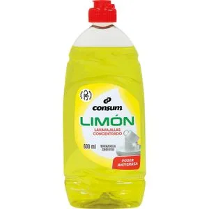 Lavavajillas Concentrado Limón 600 Ml