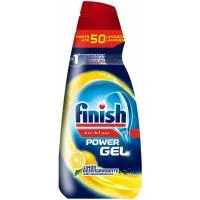 Lavavajillas Máq. Gel Limón Finish Todo en 1, Botella 50 Dosis