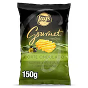 Lay's Gourmet Onduladas Sabor Aceituna 150 G