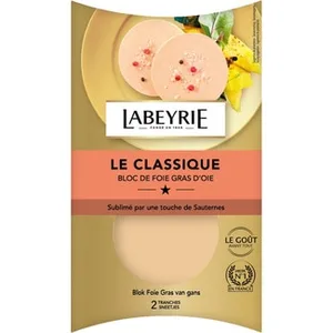 Le Classique Duo Bloc de Foie Gras de Oca 2 Porciones de 40 G sin Gluten Labeyrie