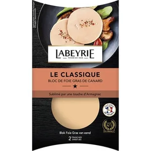 Le Classique Duo Bloc de Foie Gras de Pato 2 Porciones sin Gluten Labeyrie