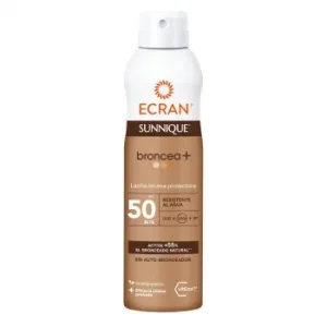 Leche Bruma Protectora Spf50 Broncea+ Ecran Sunnique 250 Ml.