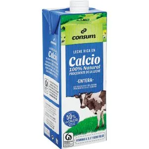 Leche Calcio Entera Brik 1 L