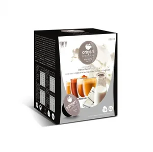 Leche en Cápsulas Origen & Sensations Compatible con Dolce Gusto 16 Ud.