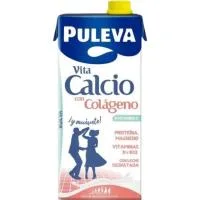 Leche con Calcio y Colágeno Desnatada Puleva, Brik 1 Litro