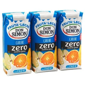 DON Simon Leche con Zumo de Frutas Caribeñas Funciona Max 3 X 330 Ml. 990 ML