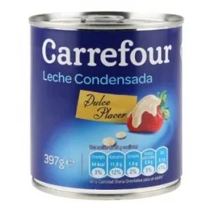 Leche Condensada Carrefour 397 G.