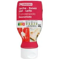Leche Condensada Desnatada Eroski, Dosificador 450 G