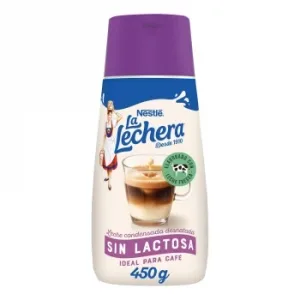 Leche Condensada Desnatada Nestlé la Lechera sin Lactosa 450 G.