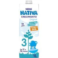 Leche Creci.sin Azucar Original Junior 1+ Nestlé, Brik 1 Litro