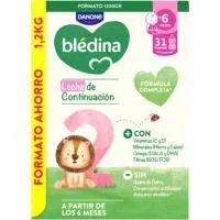Leche de Continuación Etapa 2 Bledina, Caja 1.200 G
